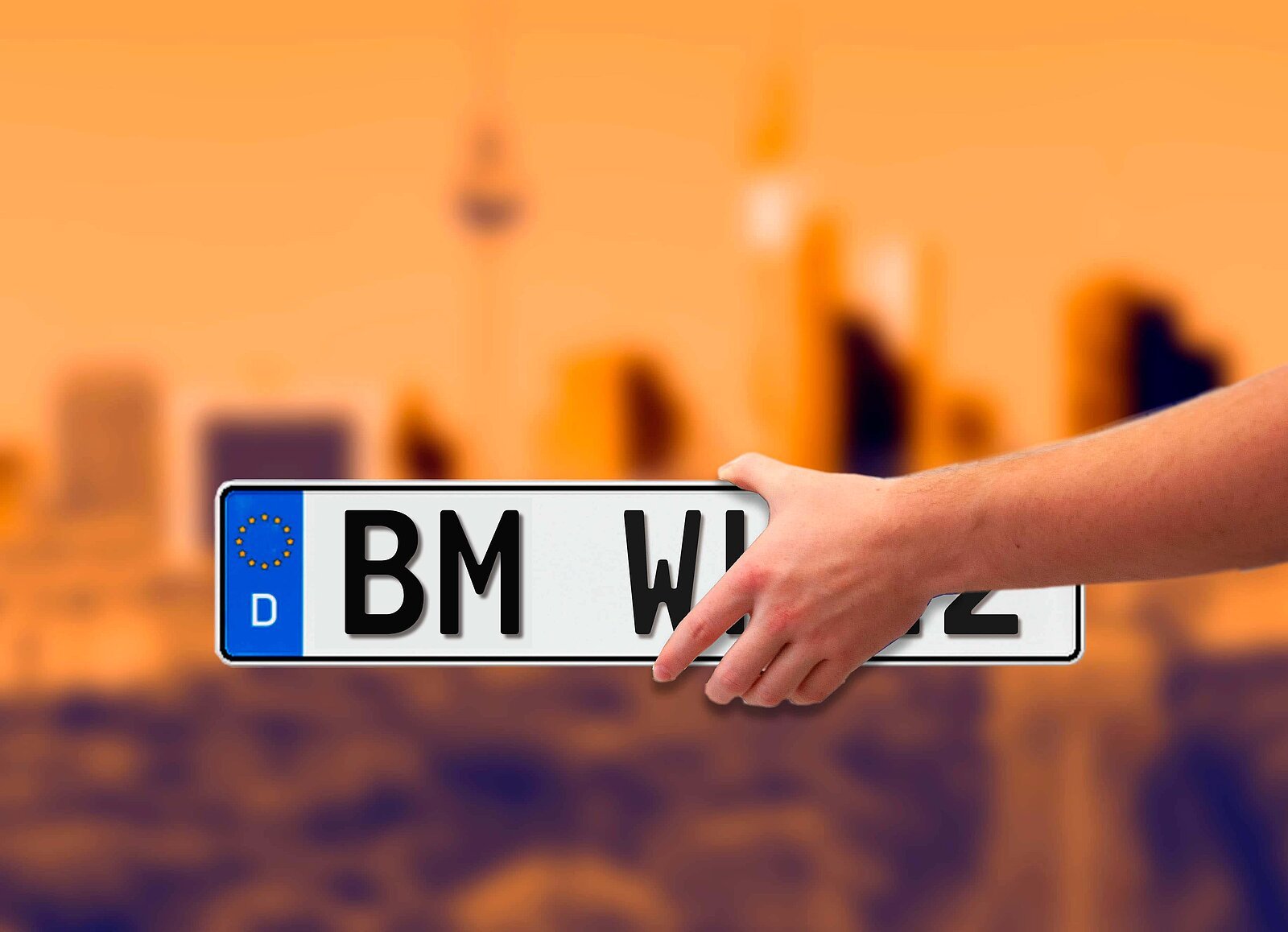 BMW 7er Kennzeichen-Schilder 