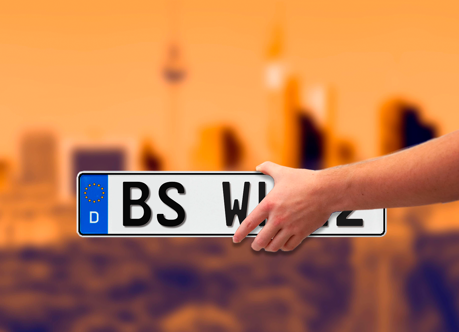 PKW-Kennzeichen Auto Schilder Braunschweig online kaufen